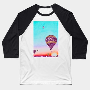 Glitter Balloon No. 1 Baseball T-Shirt